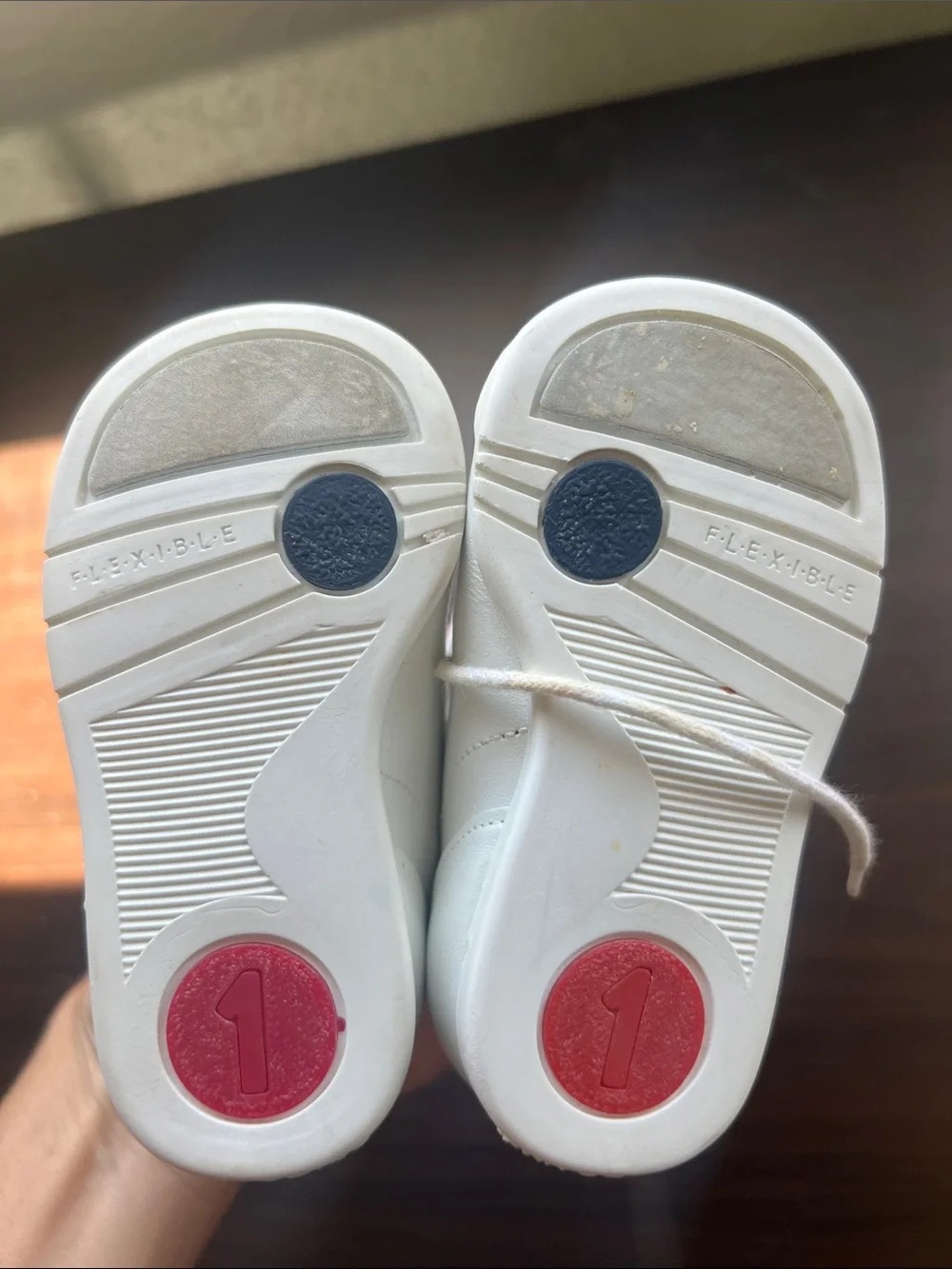 Stride Rite Classic White Kids Lace-Up Shoes